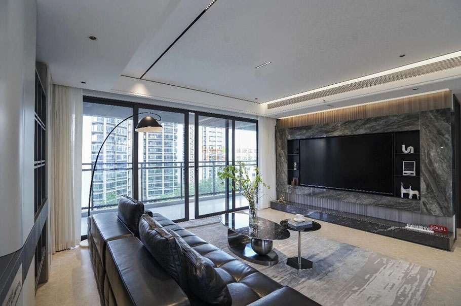 水岸云境采光+功能雙殺!客餐廳無縫銜接,幸福感拉滿